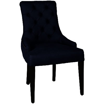 Neptune Henley Upholstered Linen Dining Chair Navy Neptune Henley Upholstered Linen Dining Chair Navy